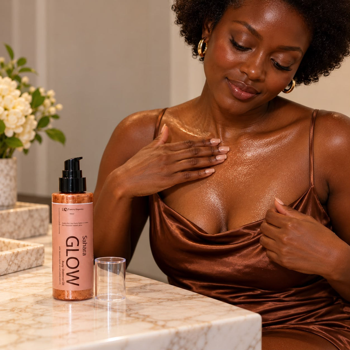Sahara Glow Body Shimmer Oil